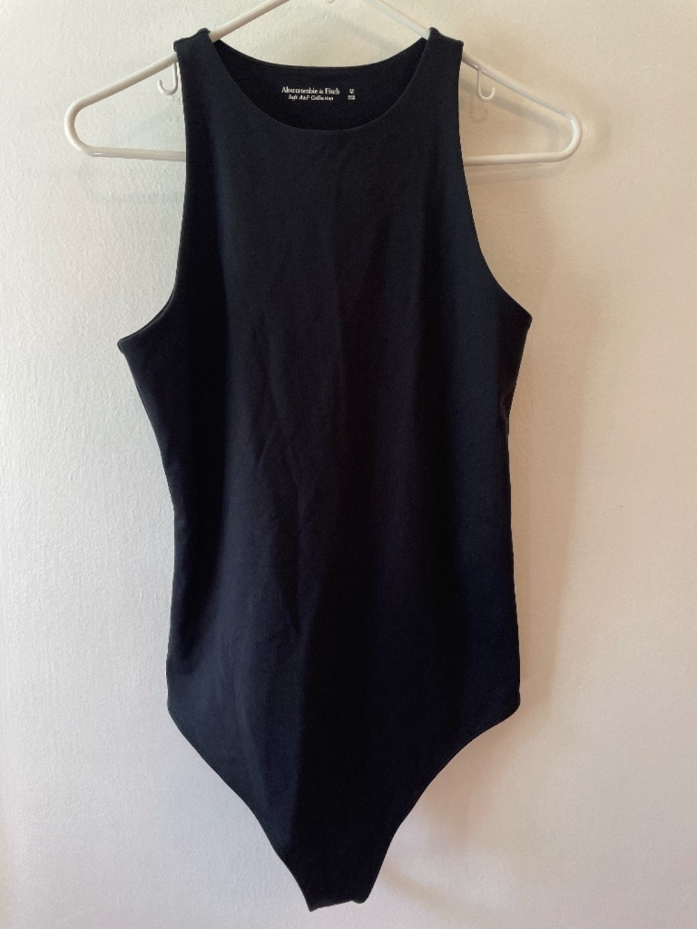 Abercrombie & Fitch black sleeveless bodysuit size M